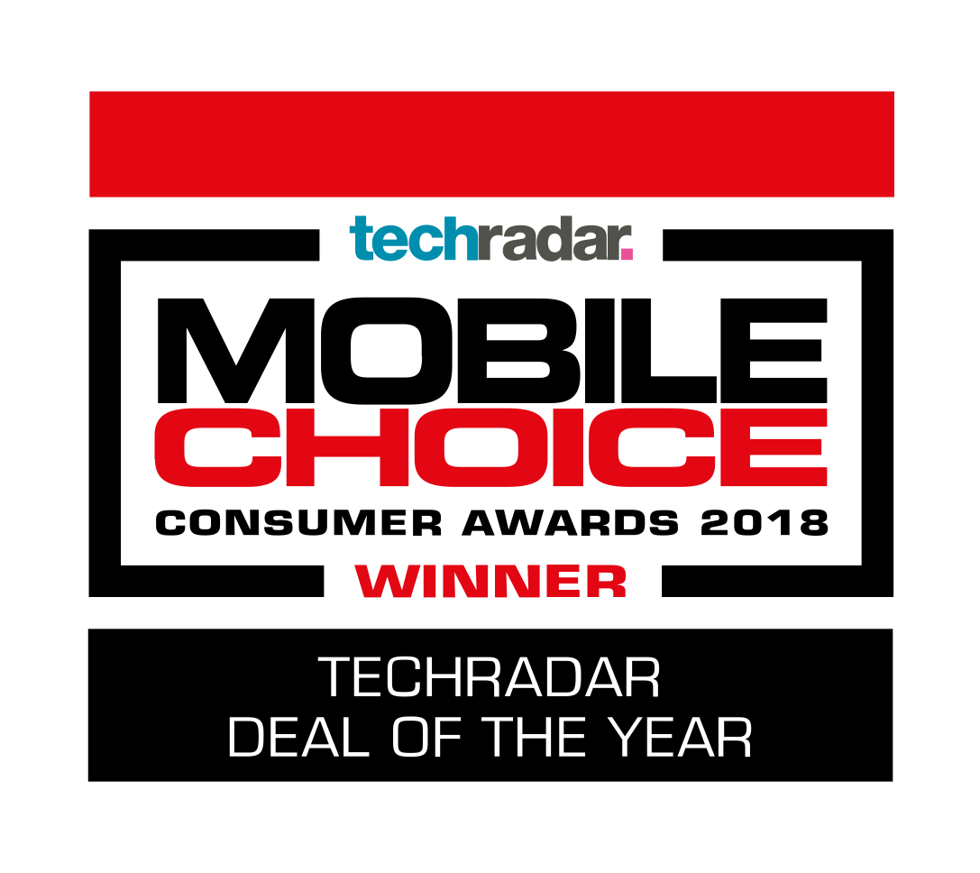 Mobile Choice Consumer Awards 2018 - Techradar Deal Of The Year