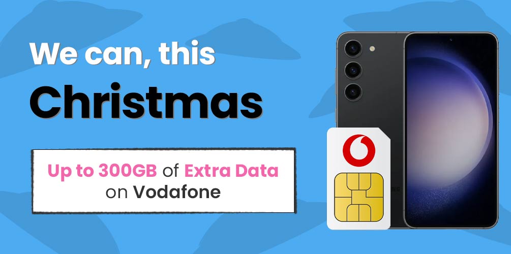 Up to 300GB of Extra Data on Vodafone
