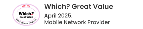 Which Great Value. April 2025, Mobile network provider