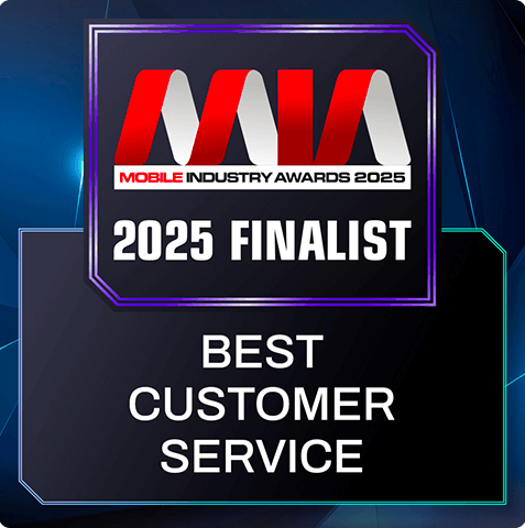 Mobile Industry Award Finalist 2025 - Best Customer Service