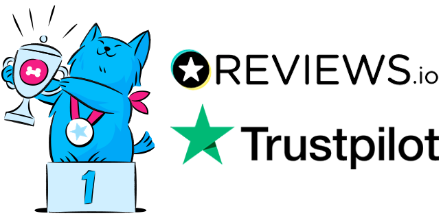 Francis with Reviews.io and Trustpilot logos