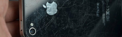 Scratches on a Phone Screen