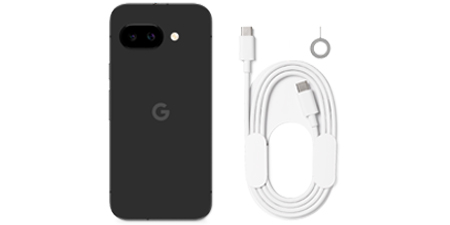 Google Pixel 9a,USB-C charging cable and SIM tool