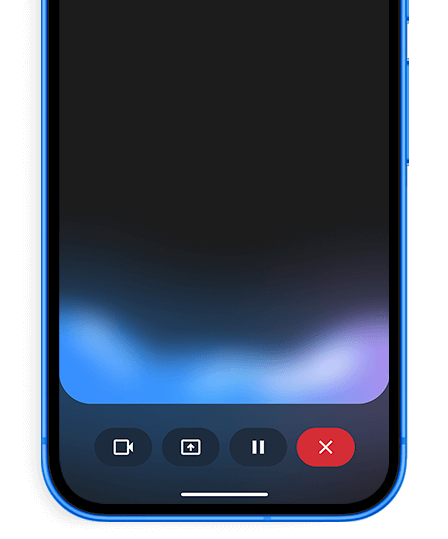 Pixel smartphone screen showing Gemini Live 