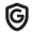 A simple, dark grey outline icon of a shield representing Google's security or protection features