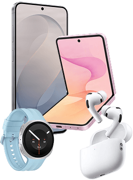 Samsung Galaxy S26, Samsung Galaxy Z Flip8, Samsung Galaxy Galaxy Watch 9 and AirPods 3