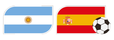 Argentina and Spain football