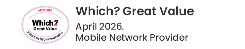 Which Great Value. April 2025, Mobile network provider
