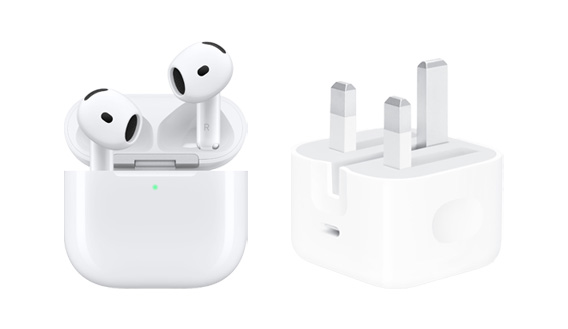 Includes Apple Airpods 5 and 20W USB-C Power Adapter