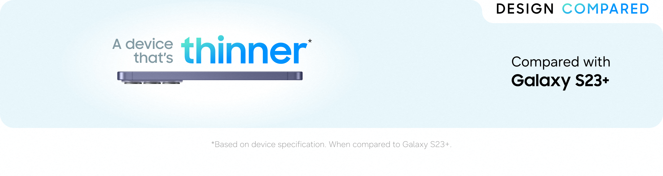 Galaxy S26+ design compare